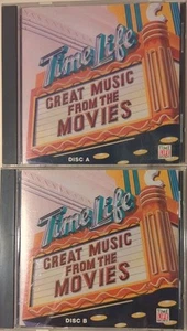 Time Life: Great Music From The Movies CD 2-Disc Set (Disc A +Disc B) VG+ fr/shp - Picture 1 of 9