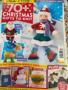 Make it Today! 70+ Christmas Gifts to Knit Toys, Hats, Unicorn Stocking, Cosy - Picture 1 of 23
