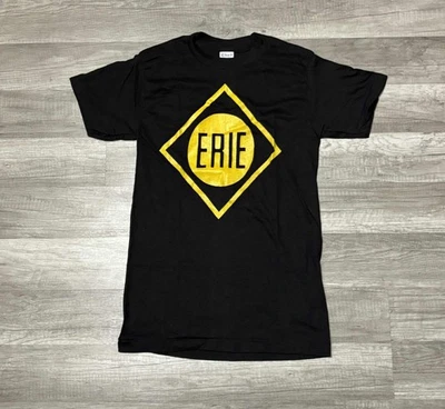 复古 80 年代 Erie Railroad Erie Railway Train T 恤单针小号 Deadstock — 第 1/4 张图片
