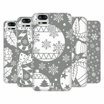 FUNDA TRASERA RÍGIDA Y PAPEL TAPIZ HEAD CASE DESIGNS DÍA PLATEADO PARA TELÉFONOS ASUS ZENFONE Foto 1 de 4