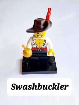 NEW LEGO 71007 MINIFIGURE SERIES 12 SWASHBUCKLER MINIFIGURE MINT CONDITION - Image 1 of 4