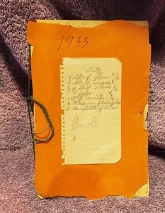 Personal Recipe Booklet from 1933 - Bild 1 von 7