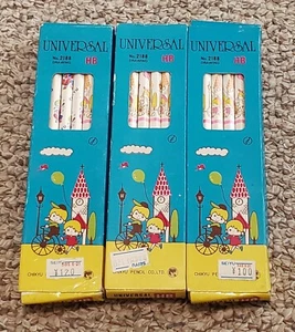 Chikyu Pencil Co | Vintage x12 HB Pencils Universal Drawing 2188 Japan - Picture 1 of 3