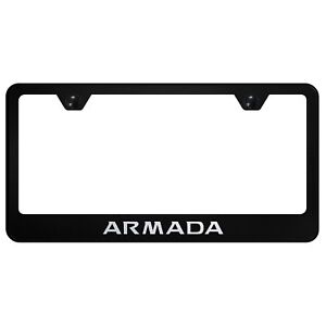 Nissan Armada Laser Etched Logo Stainless Steel License Plate Frame