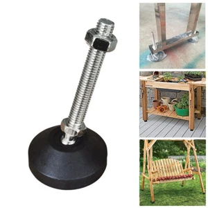 Machine Levelling Feet M8/ M10/M12 Screw in Height Tilting Feet Adjustable Feet - Picture 1 of 26