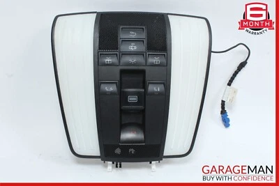 Lâmpada cúpula aérea 12-18 Mercedes W212 E350 E400 CLS400 CLS500 preta fabricante de equipamento original - Imagem 1 de 4