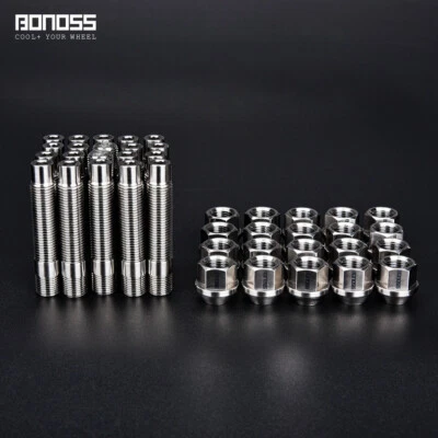 20 Titanium Stud Conversion 14x1.5 to 14x1.5 for Ferrari California F360 F430 - Image 1 of 4