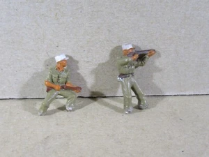 182U Vintage Starlux 5012 France Lot 2 Legionnaires + Rifle Plastic Figurine - Picture 1 of 5