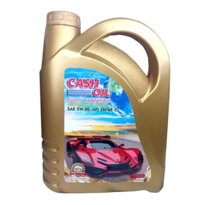 Made In Singapore SAE 5W-30 4L Cash Oil Fully Synthetic High Performance Engine - Image 1 of 2