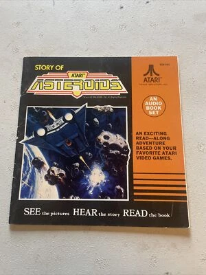 Story Of ATARI ASTEROIDS 1982 book no record kid stuff - Image 1 of 4