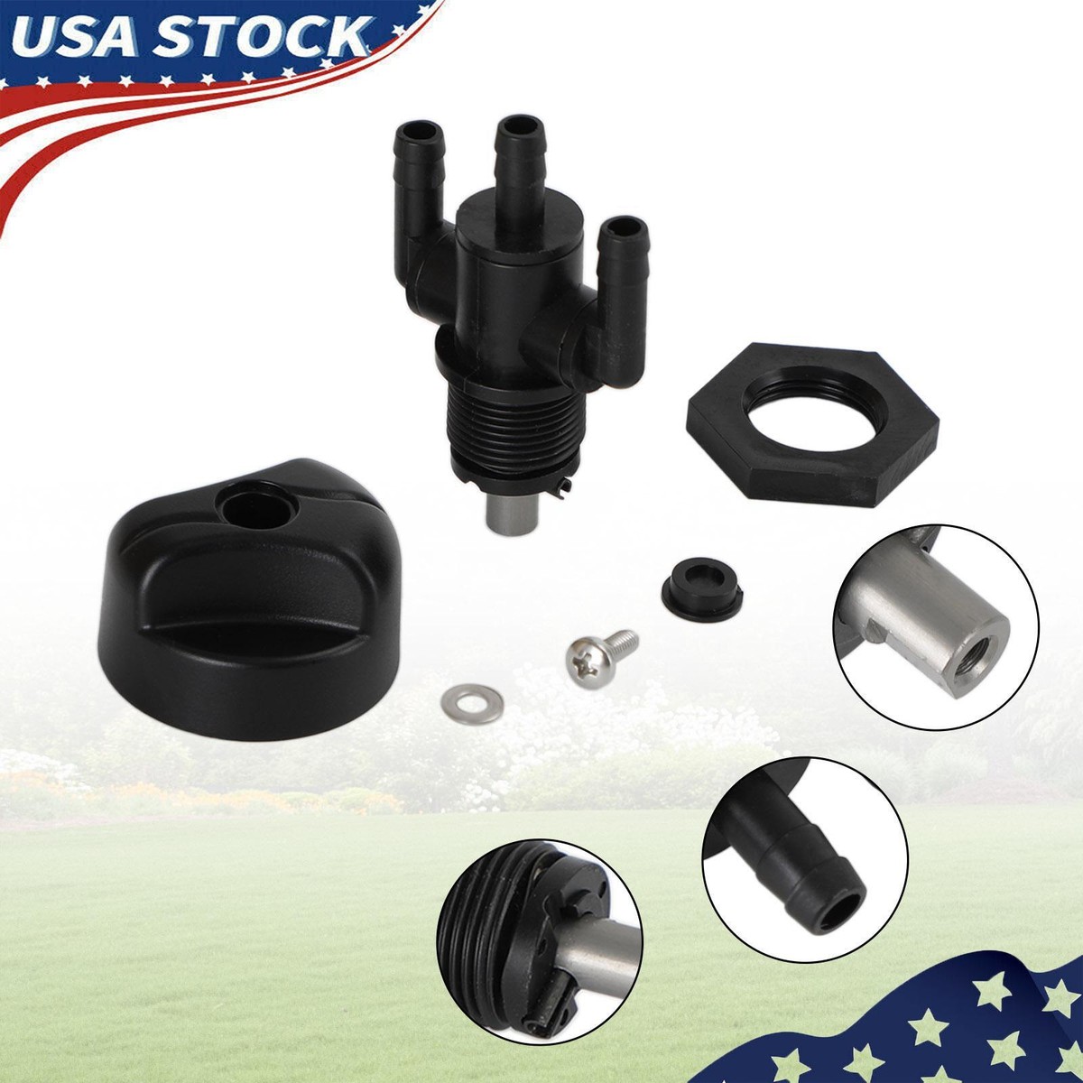 Fuel Shut Off Valve (Petcock) For Polaris Sportsman 90 & RZR 170 ATVs (2003-2014)