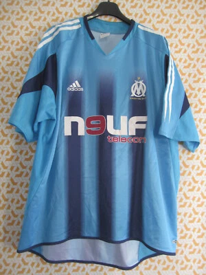 Maillot Olympique Marseille 2004 2005 Adidas Neuf Telecom OM Vintage - XL - Photo 1/4