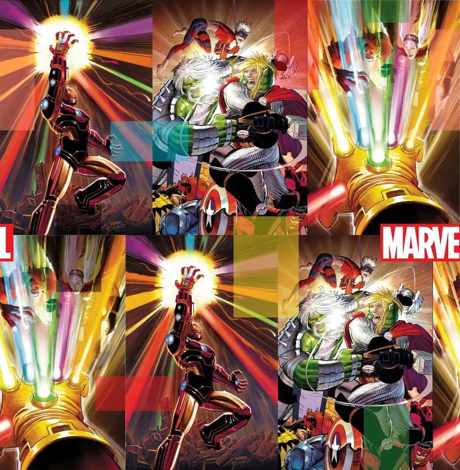 Tela de algodón Springs Creative Digital Print Marvel Avenger Energy por yarda Foto 1 de 1