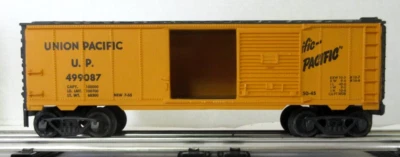 old Kusan UP Union Pacific Box Car Toy Train in Original  Box  not kit - Image 1 of 4