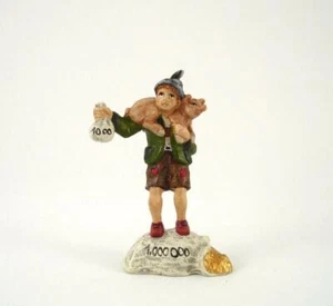 Franz Bergmann Vienna Austria HANS IN LUCK with Pig, Gold, Money and Hat Bronze - Picture 1 of 4