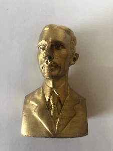 3D Printed Nikola Tesla Bust Figurine Home Decorating Sculpture Head Statue Deco - Picture 1 of 6