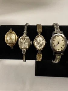 10k GF Gold Watch, 12k GF Gold Watch Lot - Vintage Bulova Timex Stellaris Watch - Picture 1 of 12