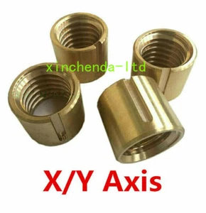 2pc/Set Bridgeport Milling Machine Brass Cross Feed Copper Nut Y/X Axis Mill - Picture 1 of 7