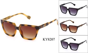 Sunglasses Retro Classic Frame Unique Designed Funky Pointy Spike Temple UV 100% - Picture 1 of 5