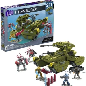 Mega Construx Bloks Halo HHC42 UNSC Scorpion Clash 2 IN 1 Building Block Toy - Picture 1 of 14