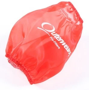 Outerwears Pre-Filter for K&N HA-4504 filter - Red Motorcycle ATV/UTV - Picture 1 of 3