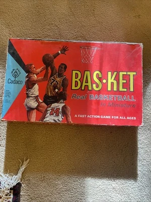 Juego de mesa de acción vintage Cadaco baloncesto canasta 1966 Nº Juego deportivo 165 Foto 1 de 4