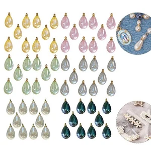 Explore Your Creativity with 10 Water Drop Pendants for Jewelry Making - Picture 1 of 18