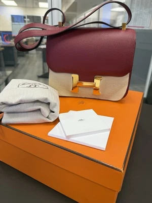 HERMES CONSTANCE III 24 VEAU EPSOM - VERMELHO GRANADO VERMELHO - Imagem 1 de 4