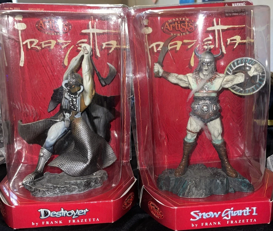 Frank Frazetta DEATH DEALER 2 Figure Master Artists Series Special Edition - Image 1 of 4