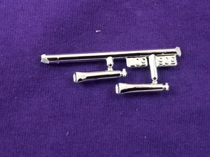 71 Plymouth Duster 340 EXHAUST TIPS from AMT 1:25 Model Kit 1971 - Picture 1 of 9