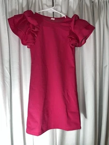 Kids Hot Pink Dress - Picture 1 of 3