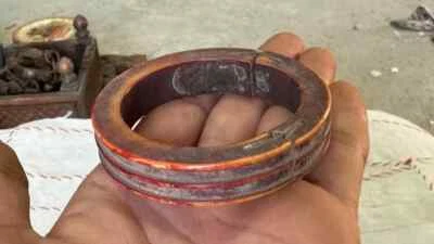 Индийский антикварный редкий коллекционный женский браслет ручной работы одинарный браслет када - Изображение 1 из 4
