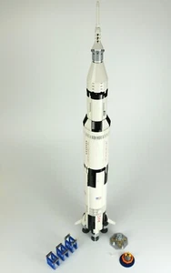 NEW DIY NASA Apollo Saturn V 21309 pcs 2009 Building Blocks Set Space Ship Moon - Picture 1 of 7