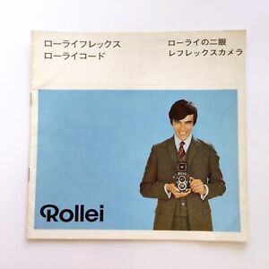 Rollei Twin-lens reflex Cameras Japanese Catalog for ROLLEIFLEX ROLLEICORD