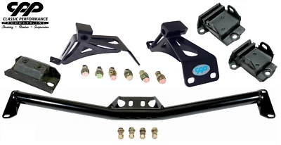 63-72 Chevy C10 Truck Small Block Engine Motor Mounts / Transmission Crossmember - Image 1 of 4