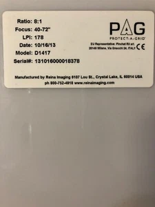 PAG PROTECT-A-GRID, FOCO: 40-72, LABIO:178, MODELO:D1417, (14x17in) No.414 - Imagen 1 de 3