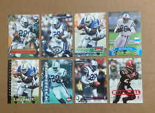 Marshall Faulk 8 Card Lot Indianapolis Colts Football Card