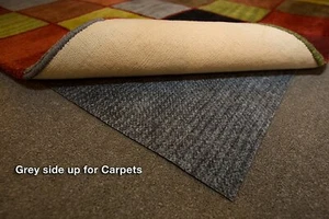 GUARANTEED Best Quality Rug to Carpet Gripper Anti Creep Slip Skid Stop Underlay - Picture 1 of 12