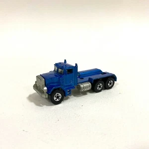 HOT WHEELS Peterbilt Workhorses Dump Truck Metallic Blue 1979 - AUS SELLER - Picture 1 of 5