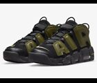 Men’s Size 11.5 Nike Air More Uptempo '96 Athletic Shoe Black Green DH8011-001