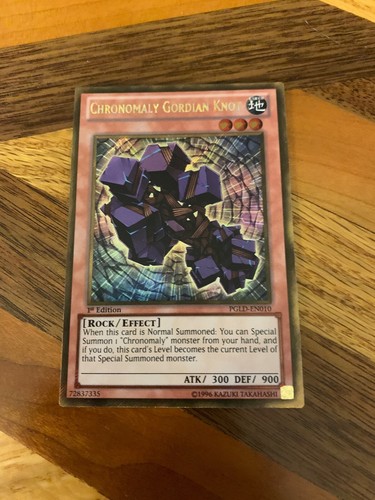 Chronomaly Gordian Knot - PGLD-EN010 - Gold Secret Rare - 1st