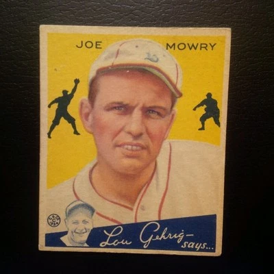 1934 Goudey Joe Mowry No creases Super Clean FRONT Please Read!  NM+ appearance! - Image 1 of 3