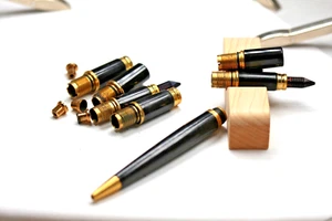 WATERMAN LEMAN FOUNTAIN PEN SECTION AND OTHER PARTS ALL INCLUDED - Picture 1 of 8