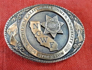 1987  brass #2 belt buckle Teena Farmon Northern California woman's Facility - Picture 1 of 6