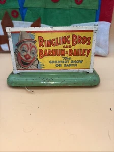 American Flyer Train Sign, Vintage Ringling Bros. And Barnum & Bailey, Circus - Picture 1 of 8