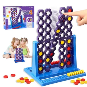 Large Connect Four In A Row 4 In A Line Board Game Kids Educational Toy Family - Picture 1 of 13