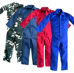 Kids Coveralls for Boys Girls Children Boilersuit Overalls Ages 1 - 14 - Picture 1 of 11