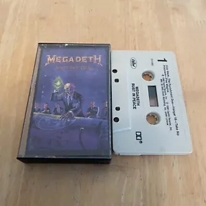 Megadeth Rust In Peace Cassette Tape Capitol 1990 US RELEASE Version (Imported) - Picture 1 of 7