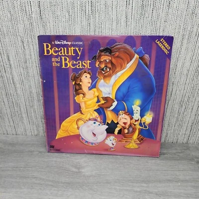 Walt Disney Classic BEAUTY & THE BEAST Laserdisc LD 1991 #1325-AS - Image 1 of 2