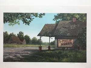Jim Harrison Philip Morris Advertising Signed & Numbered Art Print - Picture 1 of 1